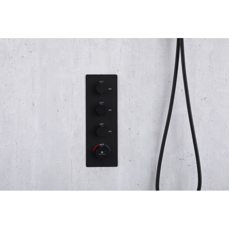 Wonderland America Complete Shower System with Roughin Valve & Reviews